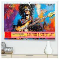 Vorderes Coverbild Graffiti & Street Art - Kunstwerke der Straße (hochwertiger Premium Wandkalender 2025 DIN A2 quer), Kunstdruck in Hochglanz