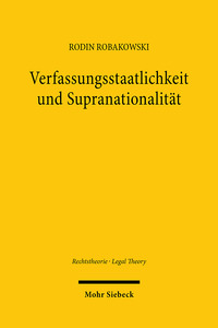 Vorderes Coverbild Verfassungsstaatlichkeit und Supranationalität