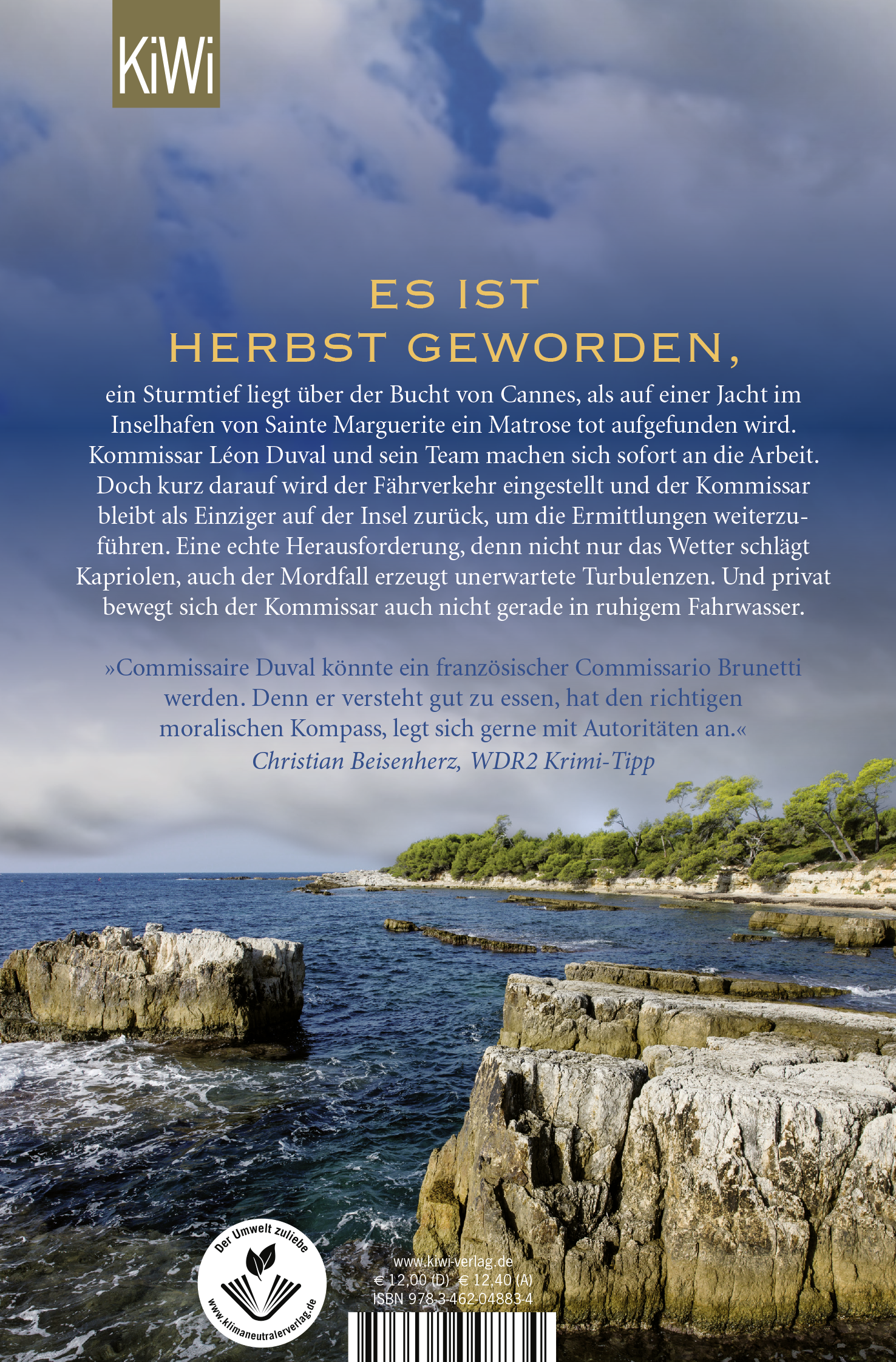 Rückseitencover Stürmische Côte d'Azur