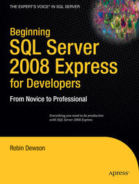 Vorderes Coverbild Beginning SQL Server 2008 Express for Developers