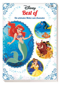 Vorderes Coverbild Disney Best of: Die schönsten Motive zum Ausmalen