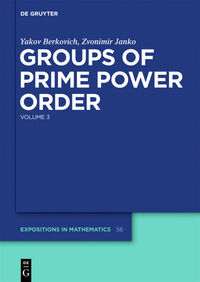 Vorderes Coverbild Groups of Prime Power Order. Volume 3