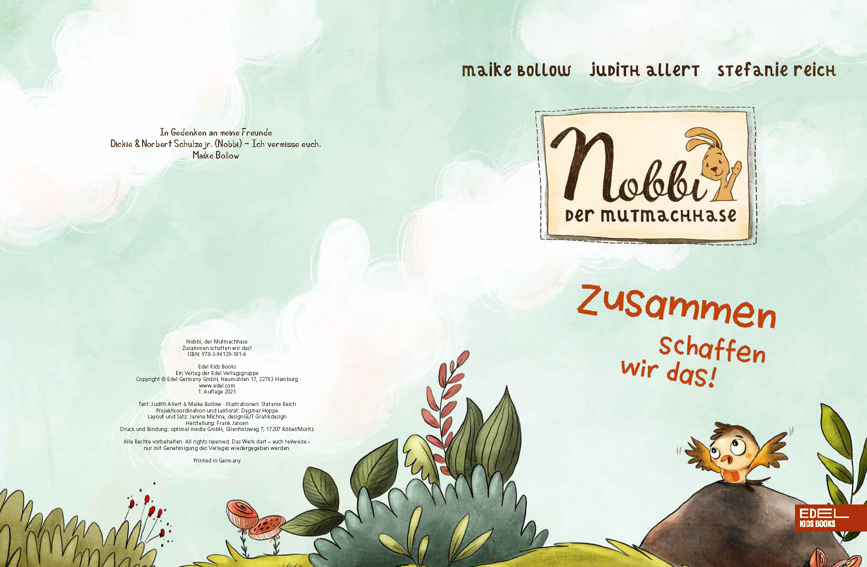 Beispielinhalt (Bild) Nobbi, der Mutmachhase (Band 2)