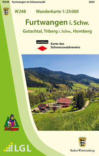 Vorderes Coverbild W248 Wanderkarte 1:25 000 Furtwangen i. Schw.