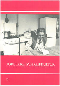 Vorderes Coverbild Populäre Schreibkultur