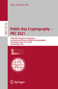 Vorderes Coverbild Public-Key Cryptography – PKC 2021