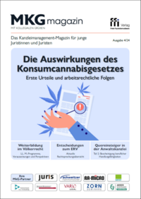 Vorderes Coverbild MkG-Fachinfomagazin Ausgabe 04/24