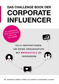 Vorderes Coverbild Das Challenge Book der Corporate Influencer