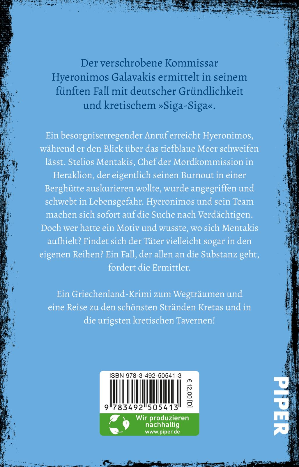 Rückseitencover Unheilvolles Kreta