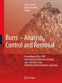 Vorderes Coverbild Burrs - Analysis, Control and Removal