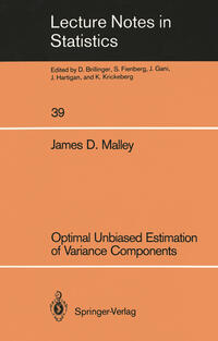 Vorderes Coverbild Optimal Unbiased Estimation of Variance Components