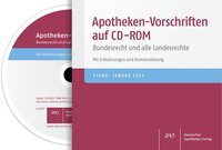 Vorderes Coverbild Apotheken-Vorschriften auf CD-ROM