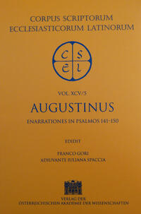 Vorderes Coverbild Sancti Augustini opera. Enarrationes in psalmos 101?150, pars 5: Enarrationes in psalmos 141?150