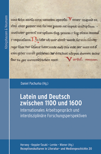 Vorderes Coverbild Latein und Deutsch zwischen 1100 und 1600