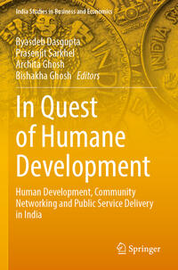 Vorderes Coverbild In Quest of Humane Development