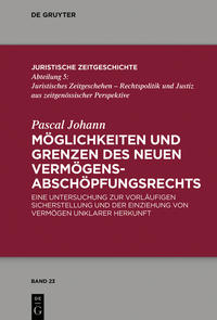 Vorderes Coverbild Möglichkeiten und Grenzen des neuen Vermögensabschöpfungsrechts