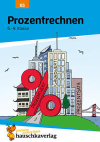 Vorderes Coverbild Prozentrechnen 6.-9. Klasse, A5-Heft