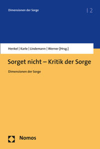 Vorderes Coverbild Sorget nicht - Kritik der Sorge