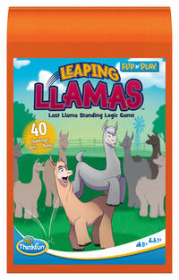 Vorderes Coverbild ThinkFun Flip n’ Play - Leaping Llamas - Denkspiel ab 8 Jahre