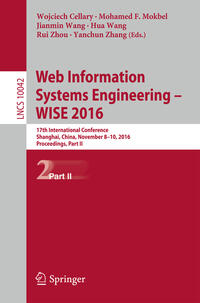 Vorderes Coverbild Web Information Systems Engineering – WISE 2016