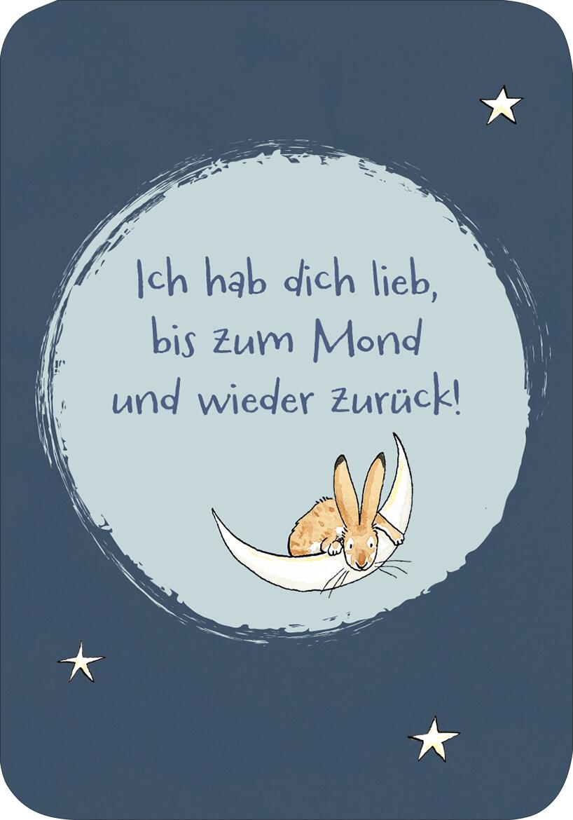 Beispielinhalt (Bild) Weißt du eigentlich, wie lieb ich dich hab? Ich hab dich so lieb!