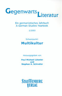 Vorderes Coverbild Gegenwartsliteratur. Ein Germanistisches Jahrbuch /A German Studies Yearbook / 2/2013