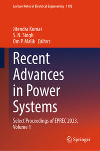 Vorderes Coverbild Recent Advances in Power Systems