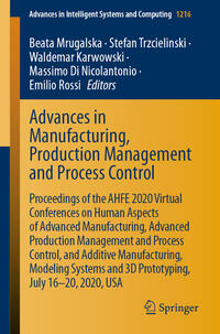 Vorderes Coverbild Advances in Manufacturing, Production Management and Process Control