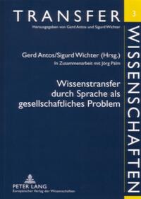 Vorderes Coverbild Wissenstransfer durch Sprache als gesellschaftliches Problem