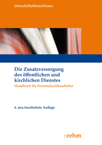 Vorderes Coverbild Die Zusatzversorgung des öffentlichen und kirchlichen Dienstes