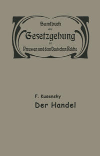 Vorderes Coverbild Handel und Gewerbe