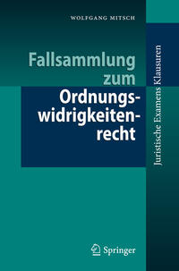 Vorderes Coverbild Fallsammlung zum Ordnungswidrigkeitenrecht