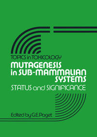 Vorderes Coverbild Mutagenesis in Sub-Mammalian Systems