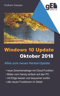 Vorderes Coverbild Windows 10 Update - Oktober 2018