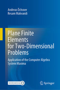 Vorderes Coverbild Plane Finite Elements for Two-Dimensional Problems