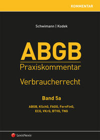 Vorderes Coverbild ABGB Praxiskommentar / ABGB Praxiskommentar - Band 5a