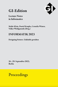 Vorderes Coverbild GI Edition Proceedings Band 337 "INFORMATIK 2023"