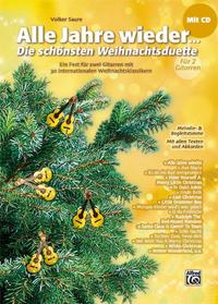 Vorderes Coverbild Alle Jahre wieder - Die schönsten Weihnachtsduette für 2 Gitarren