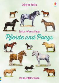 Vorderes Coverbild Sticker-Wissen Natur: Pferde und Ponys