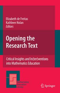 Vorderes Coverbild Opening the Research Text