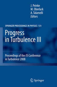 Vorderes Coverbild Progress in Turbulence III