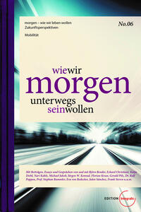 Vorderes Coverbild wie wir morgen unterwegs sein wollen
