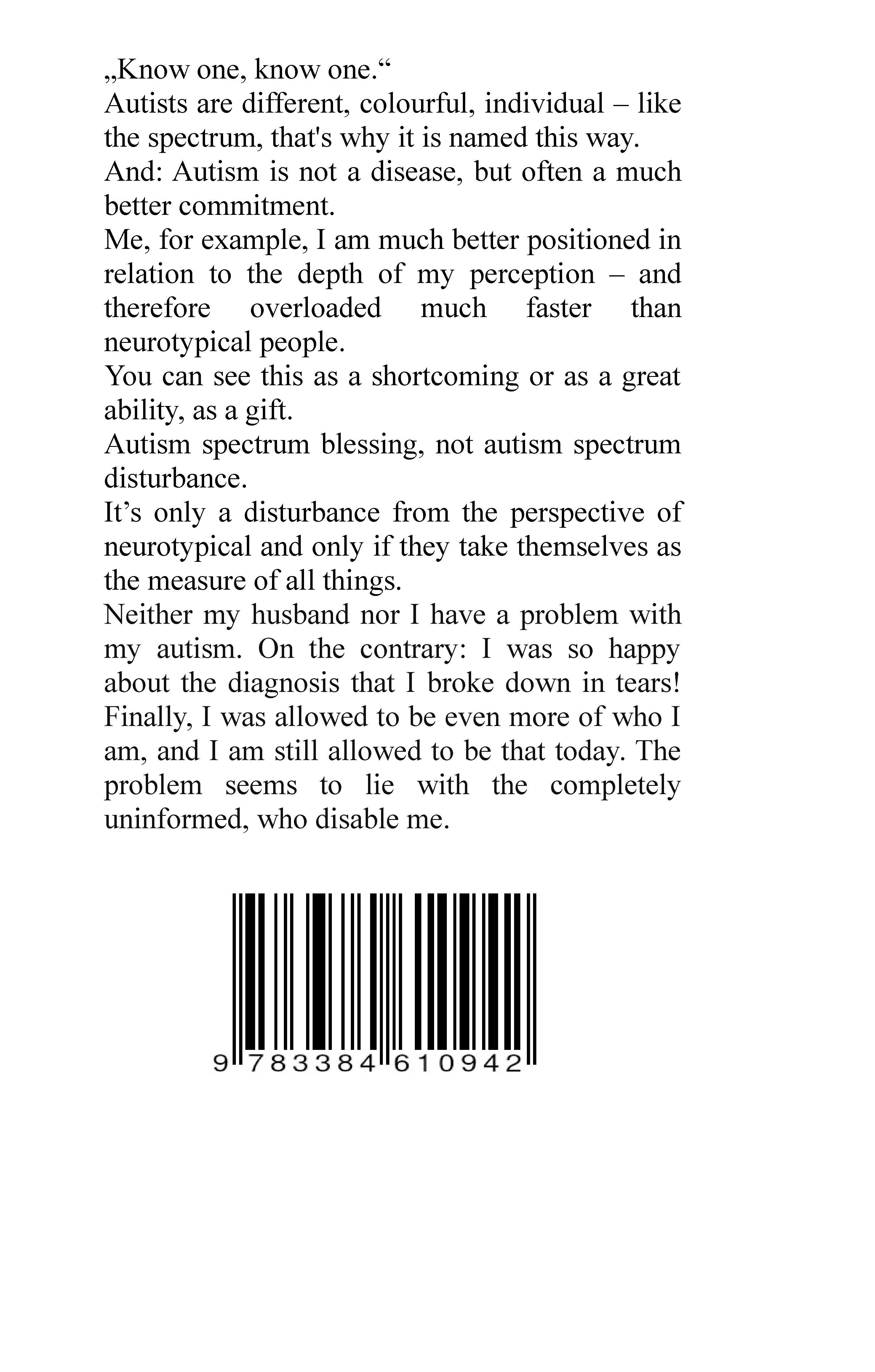 Rückseitencover An old autists thoughts - ICD10, ICD11, masking, neurodiversity unsensitivity, ignorance, neurotypicals, autims, autists, diversity sensitivity, neurotypical arrogance,neurotypical judgments