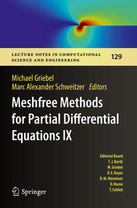 Vorderes Coverbild Meshfree Methods for Partial Differential Equations IX