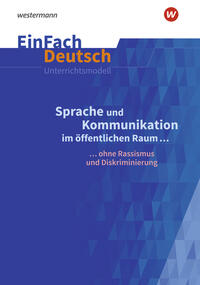Vorderes Coverbild EinFach Deutsch Unterrichtsmodelle