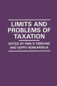Vorderes Coverbild Limits and Problems of Taxation