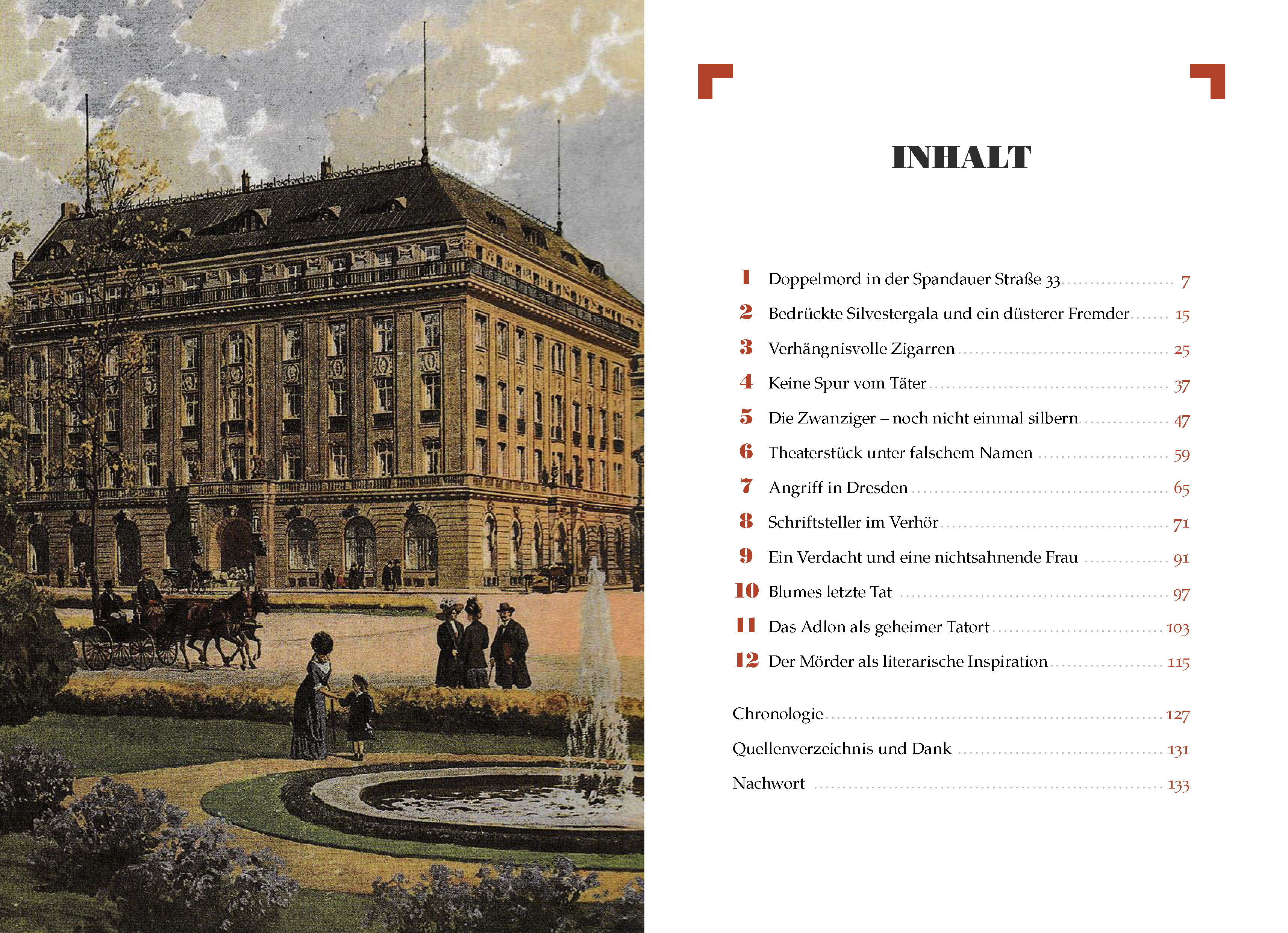 Beispielinhalt (Bild) Mord im Adlon