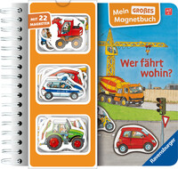 Vorderes Coverbild Mein großes Magnetbuch - Wer fährt wohin?