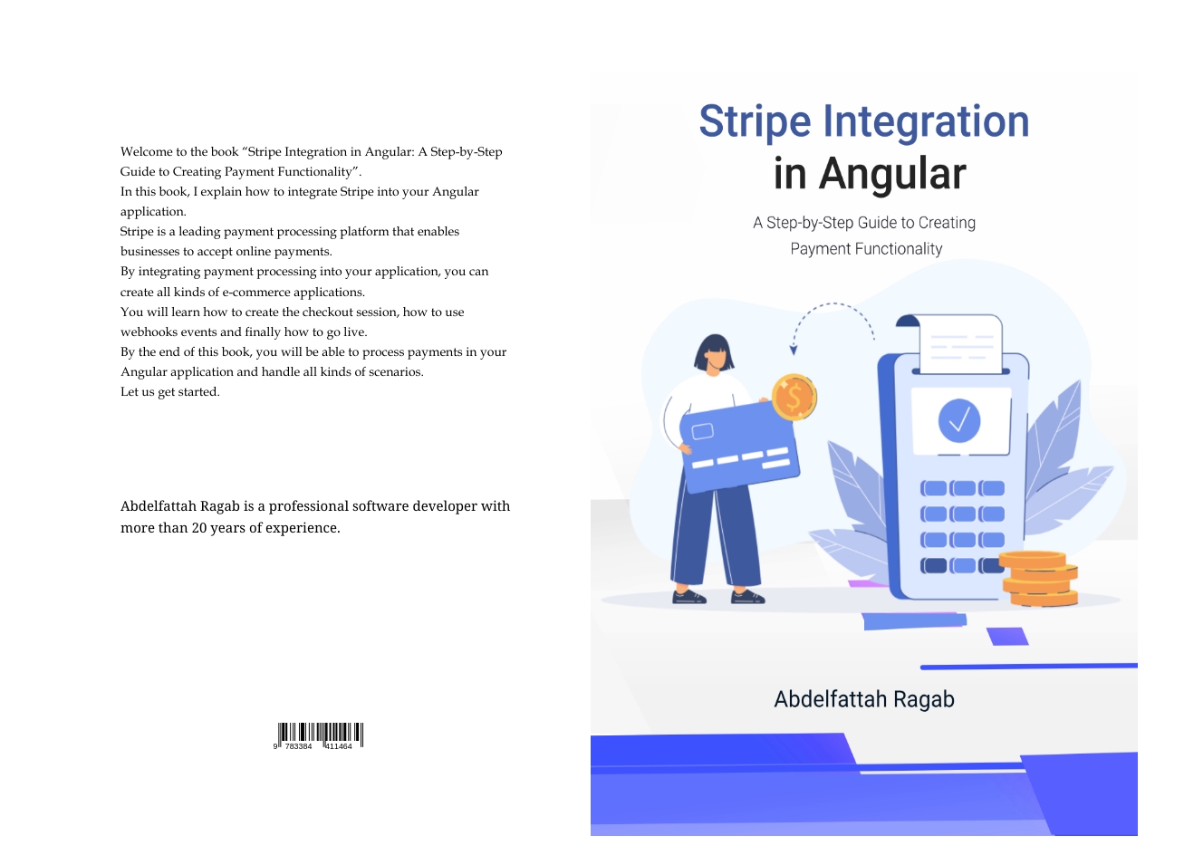 Gesamtes Coverbild Stripe Integration in Angular