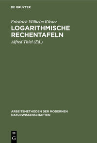 Vorderes Coverbild Logarithmische Rechentafeln